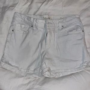 Jessica Simpson White Denim Shorts Size 27